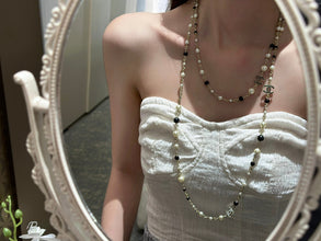 18K CC 24S Long Pearls Necklace