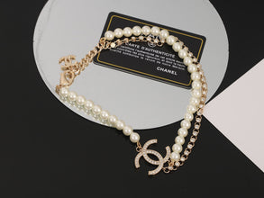 18K CC Pearls Necklace