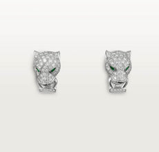 18k Cartier Panthère De Cartier Diamond Earrings