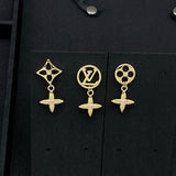 18K Louis Blossom Gold Earrings