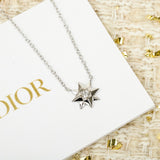 18K CD Star Diamond Necklace