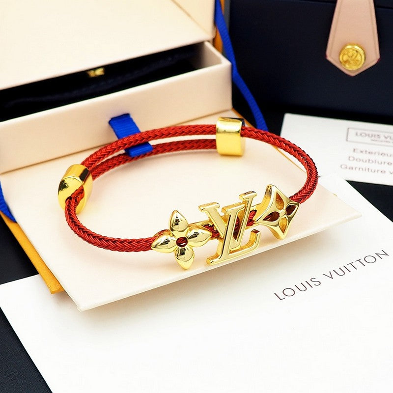 18K Louis Monogram Red Gold Bracelet