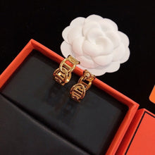 18K Chaine D'Ancre Enchainee H Earrings