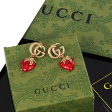 18K Double G Strawberry Earrings