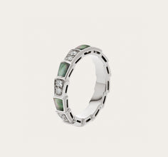 18K BV Serpenti Viper Malachite Ring