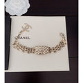 18K CC Bag Gold Chain Bracelet