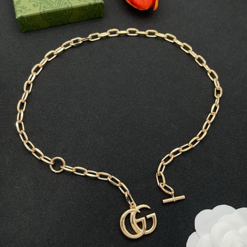 18K GG Big Gold Chain Necklace