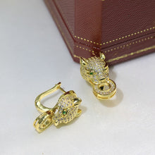 18K Panthère De Diamond Earrings