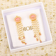 18K Petit CD Tassel Earrings