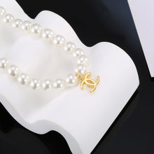 18K CC Pearls Necklace