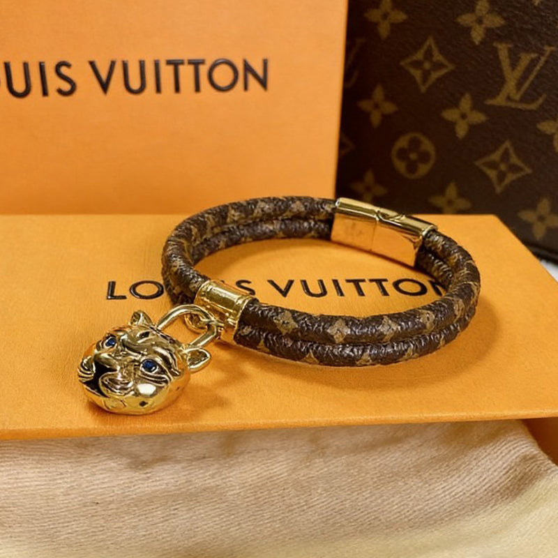18K Louis Tiger Gold Bracelet