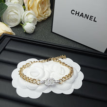 18K CC Diamond Chain Bracelet