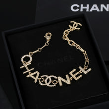 18K CHANEL Script Chain Bracelet