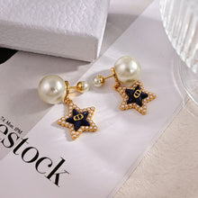 18K CD Tribales Star Pearl Earrings