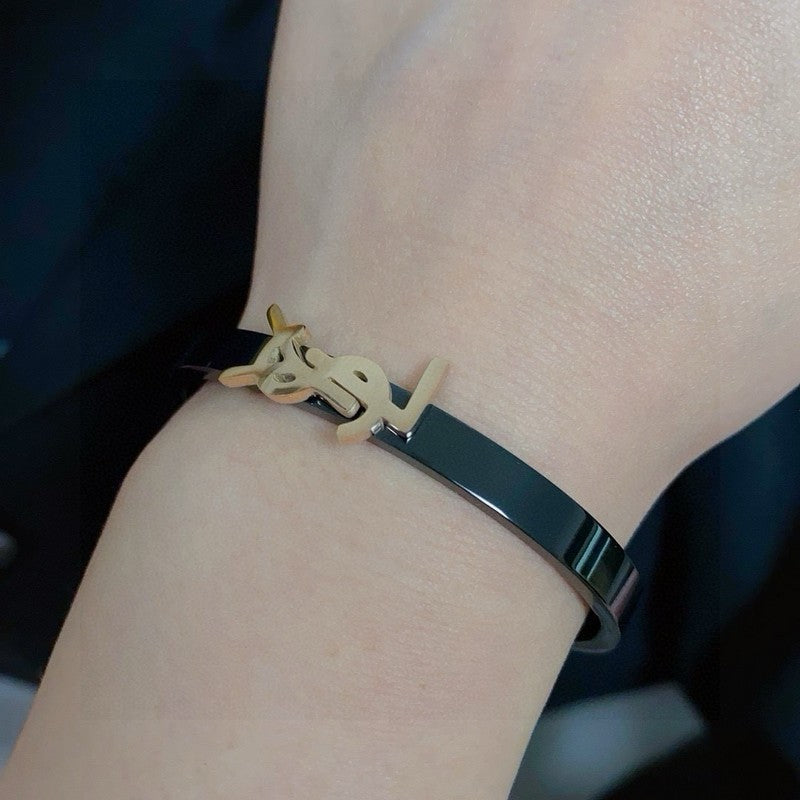 18K Saint Black Gold Bracelet