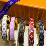 18K Louis Nanogram Color Cuff Bracelet