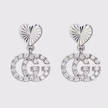 18K GUCCI Double G Running Earrings