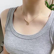 18K CC Gold Necklace