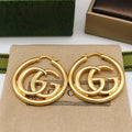 18K GG Big Gold Earrings