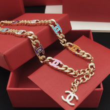 18K CC Color Chain Necklace