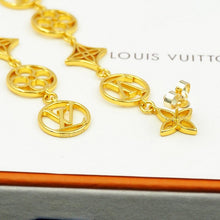 18K Louis Lace Long Earrings