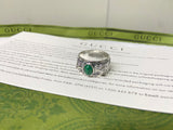 Double G Feline Garden Green Ring