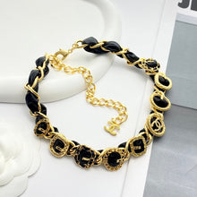 18K CC 2024 Leather Necklace