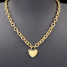 18K T Tag Chain Necklace