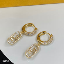 18K F O’Lock Diamonds Earrings