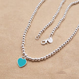18K Return to Tiffany Heart Tag Bead Necklace