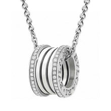 18K B.ZERO1 Pave Diamonds Necklace