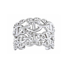 18K Hermes Chaine D'Ancre Wide Cutwork Bracelet