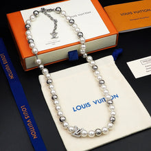 18K Louis Monogram Pearls Necklace