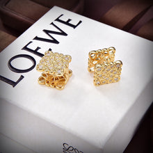 18K Anagram Cube Diamonds Earrings
