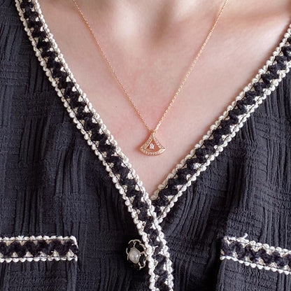 18K Divas' Dream Pave Diamond Openwork Necklace