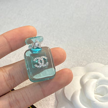 18K CC Perfume Color Bottle Brooch