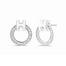 18K Clic H Diamond Earrings
