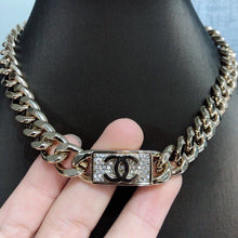 18K CHANEL CC Diamonds Chain Necklace
