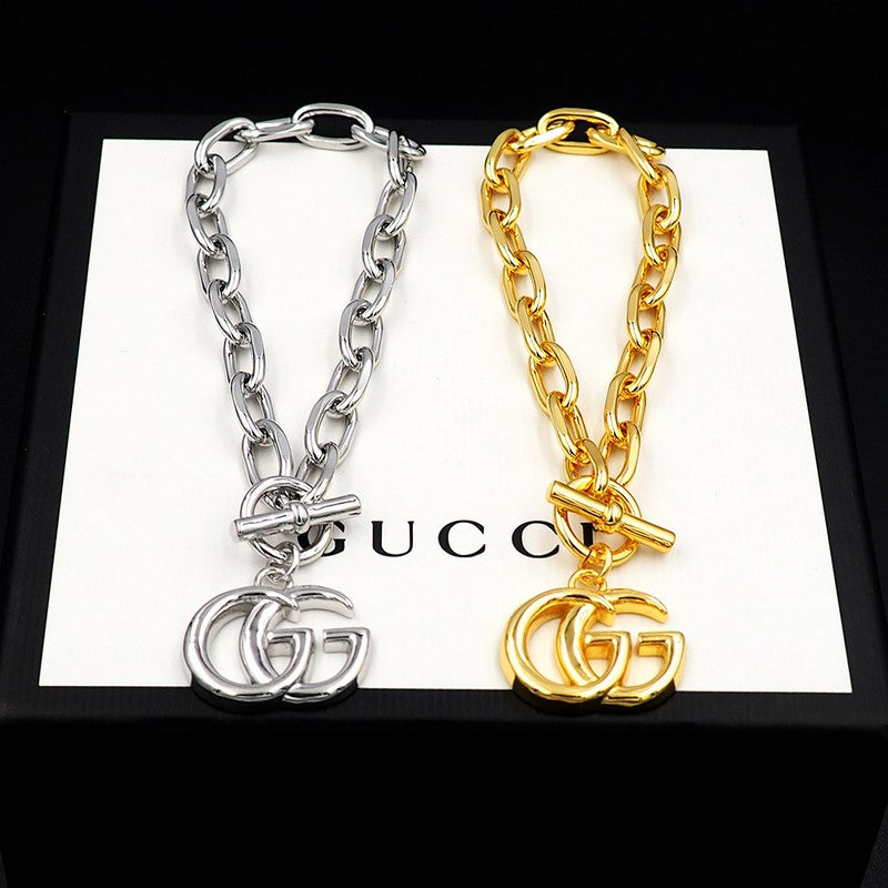 18K GG Interlocking G Gold Bracelet