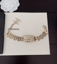 18K CHANEL CC Gold Chain Bracelet