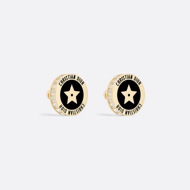 18K CD Night Code Earrings