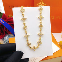 18K Louis Blooming Crystals Necklace