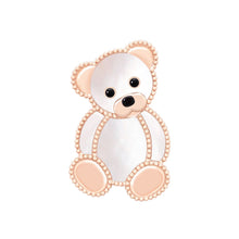 18K Van Cleef & Arpels Lucky Animals Teddy Bear Clip Brooch