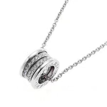 18K B.ZERO1  Demi-Pave Diamonds Necklace