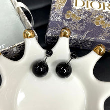 18K CD Black Tribales Earrings