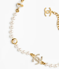 18K CC Pearl Chain Necklace