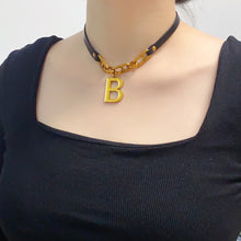 18K BB Choker Necklace