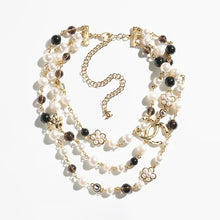 18K CC 24B Long Pearls Necklace