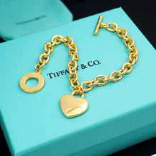 18K T Tag Chain Bracelet