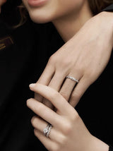 18K Louis Damier Diamonds Ring